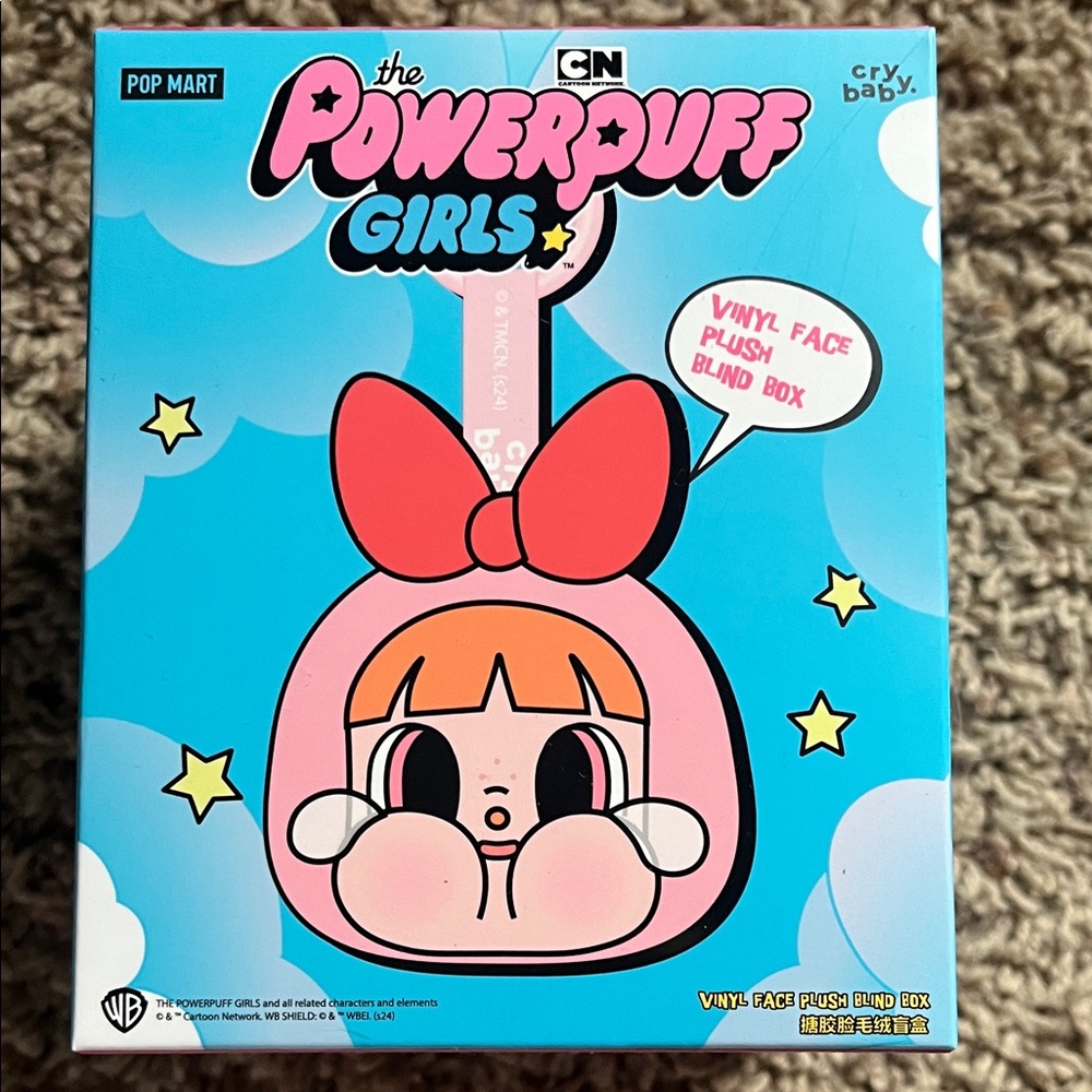 Powerpuff Girls Cry Baby Vinyl Face Plush Blind Box